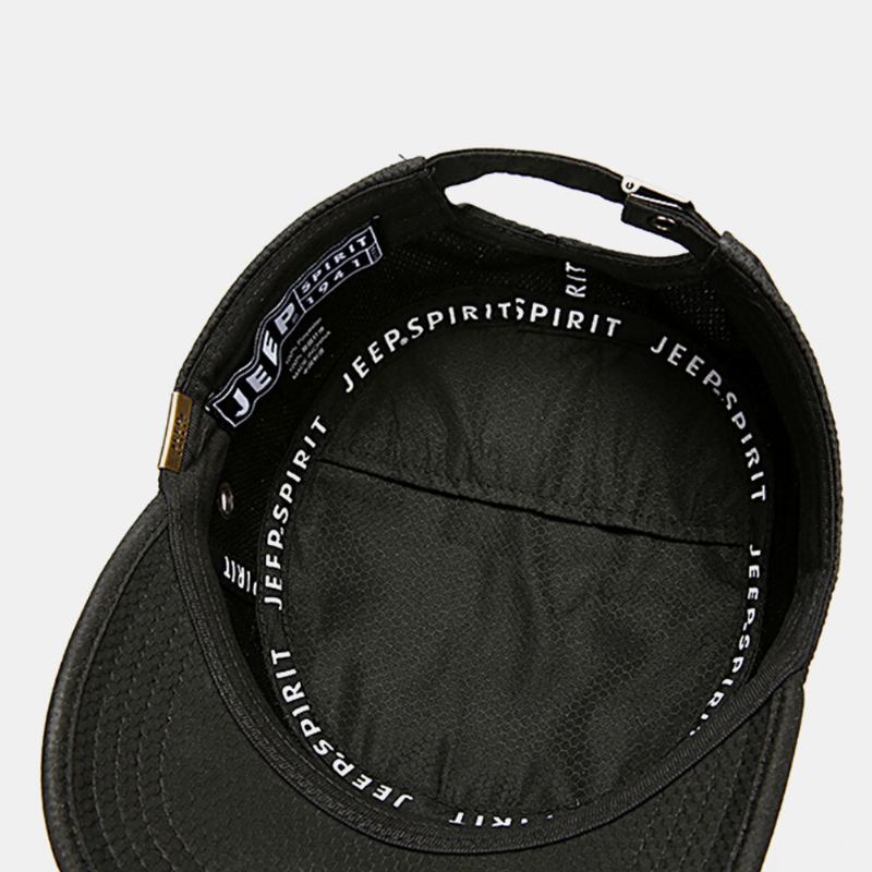 Heren Cadet Army Caps Effen Sneldrogend Ademend Outdoor Casual Zonnescherm Flat Top Hat