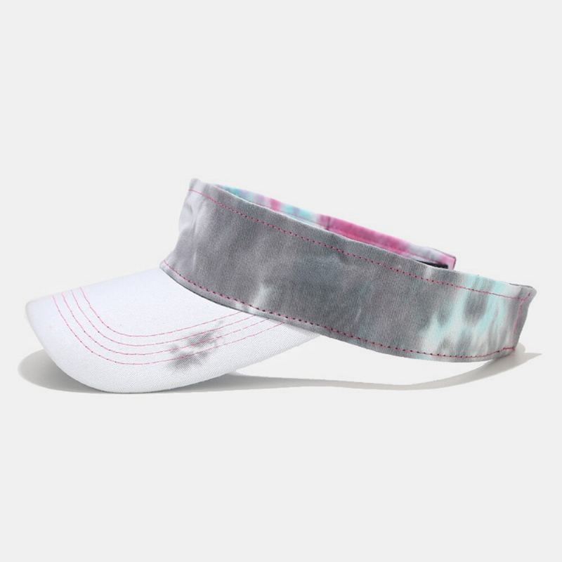 Kleur Tie-dye Lege Hoge Hoed Outdoor Zonnehoed