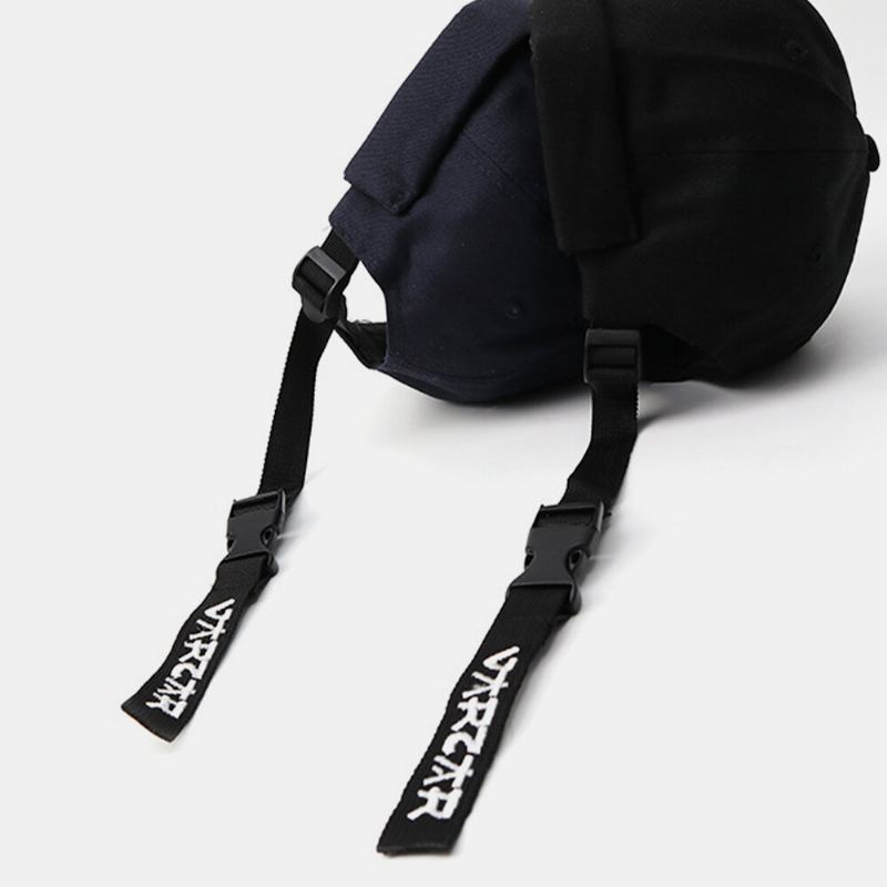 Mannen Katoen Nummers Slogan Patch Straat Retro Brimless Beanie Landlord Cap Skull Cap