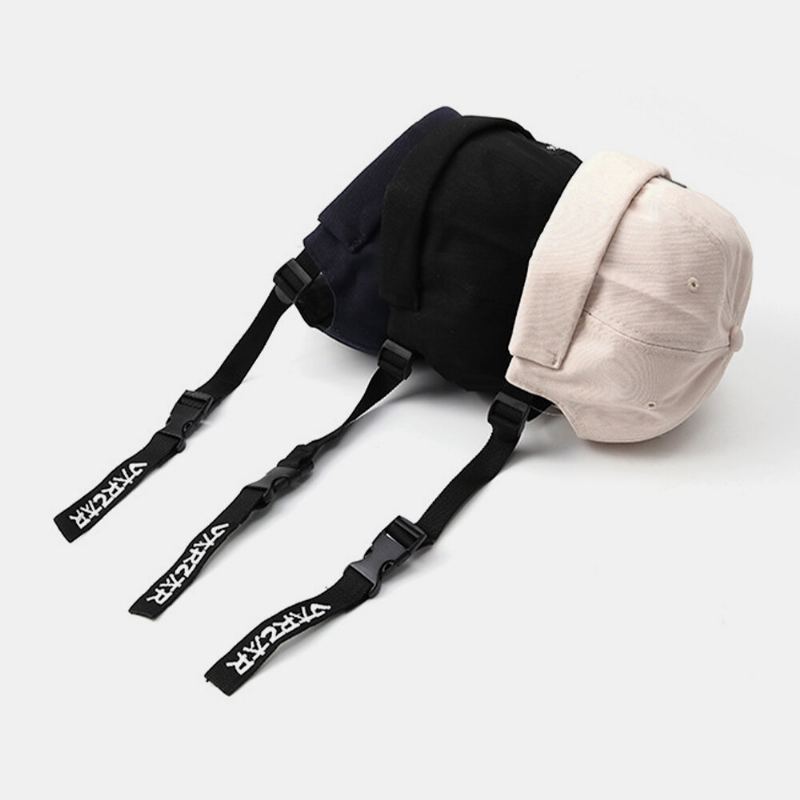 Mannen Katoen Nummers Slogan Patch Straat Retro Brimless Beanie Landlord Cap Skull Cap