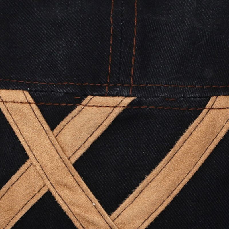 Mannen Katoen Patchwork Retro Zonnebrandcrème Zonnescherm Baret Cap Forward Cap Platte Hoed
