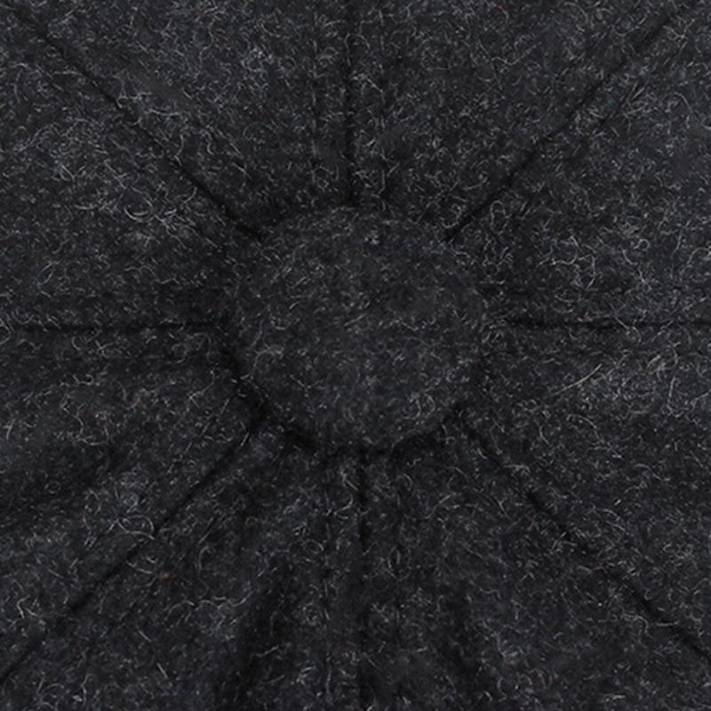 Mannen Krantenverkoper Hoeden Britse Retro Winter Wollen Warmte 8 Panel Achthoekige Hoed Schilder Hoed