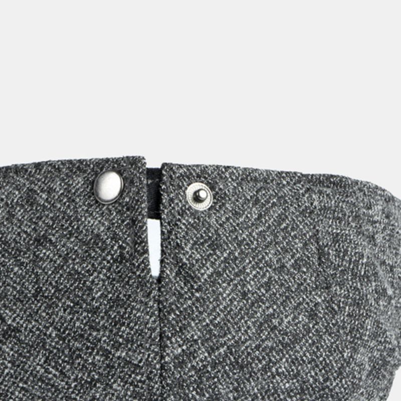 Mannen Krantenverkoper Hoeden Herfst Winter Dikker Warmte Wilde Vlakte Britse Baret Platte Cap