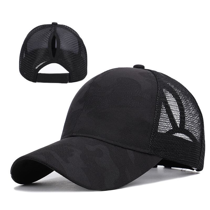 Nieuwe Collectie Dames Zomer Mode Sport Paardenstaart Baseball Cap Vrouwen Messy Bun Baseball Hoed