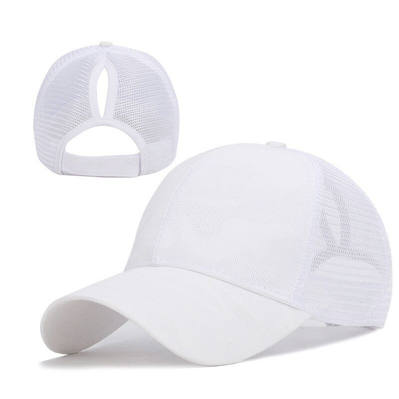 Nieuwe Collectie Dames Zomer Mode Sport Paardenstaart Baseball Cap Vrouwen Messy Bun Baseball Hoed