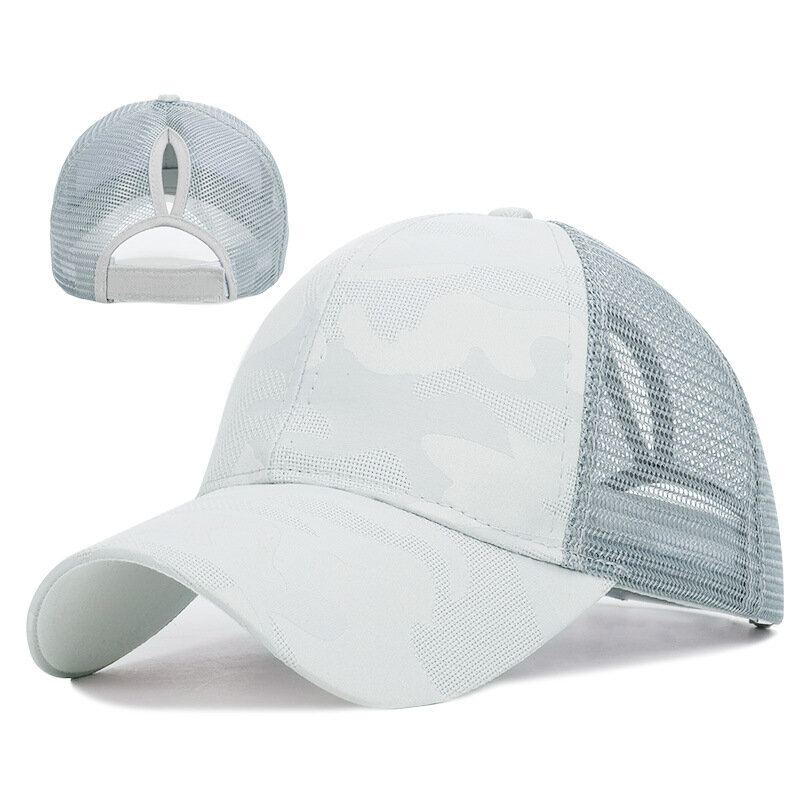 Nieuwe Collectie Dames Zomer Mode Sport Paardenstaart Baseball Cap Vrouwen Messy Bun Baseball Hoed