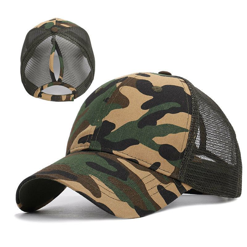 Nieuwe Collectie Dames Zomer Mode Sport Paardenstaart Baseball Cap Vrouwen Messy Bun Baseball Hoed