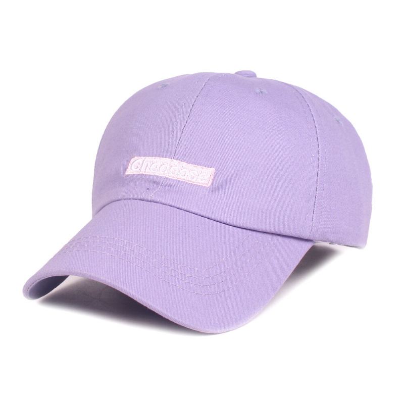 Unisex Katoen Cheesese Geborduurde Zonnescherm Baseball Cap Outdoor Leisure Zonnehoed