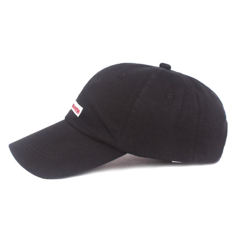 Unisex Katoen Cheesese Geborduurde Zonnescherm Baseball Cap Outdoor Leisure Zonnehoed