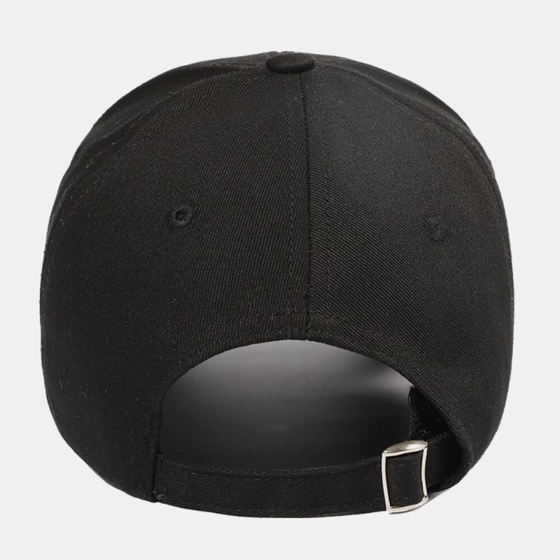 Unisex Katoen Effen Kleur Glimlach Gezicht Brief Patroon Borduurwerk Zonnebrandcrème Mode Baseball Cap