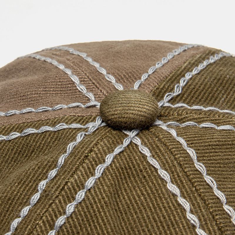 Unisex Katoen Gewassen Oude Patch Kleurblok Zweetabsorberende Ademende Baseballcap