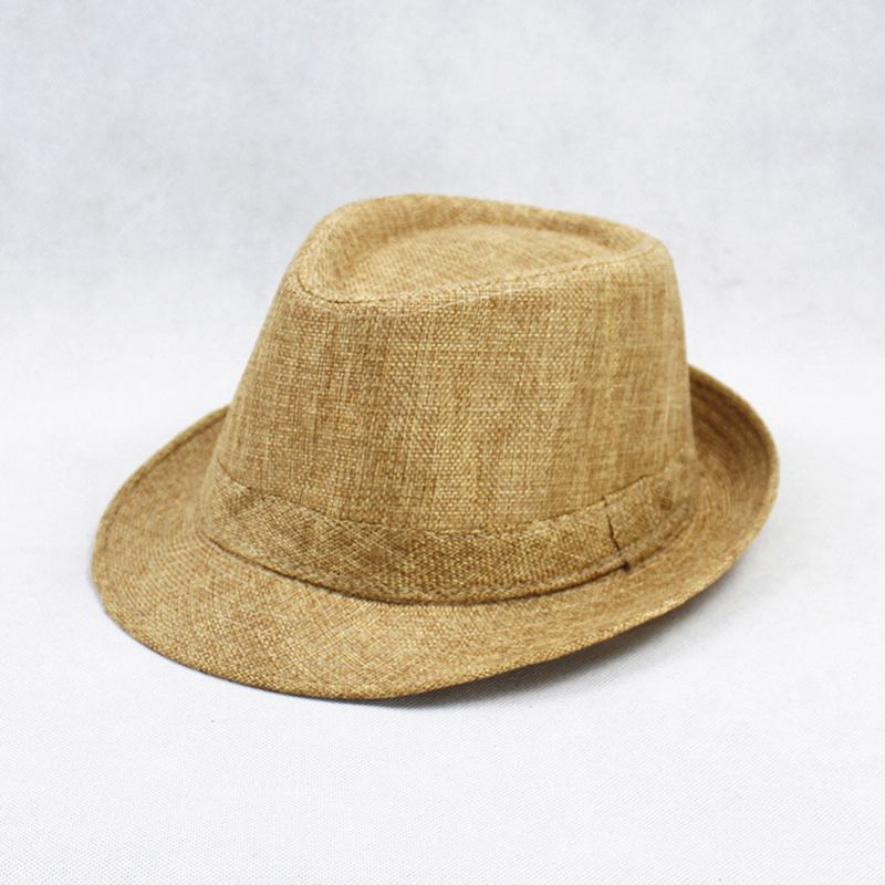 Unisex Linnen Effen Kleur Strand Zonnescherm Zonnebrandcrème Hoge Hoed