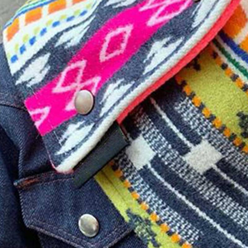 Dames All-match Stripe Geometrische Dikke Gedrukte Sjaal Elegante Verstelbare Neck Wrap Warme Sjaal