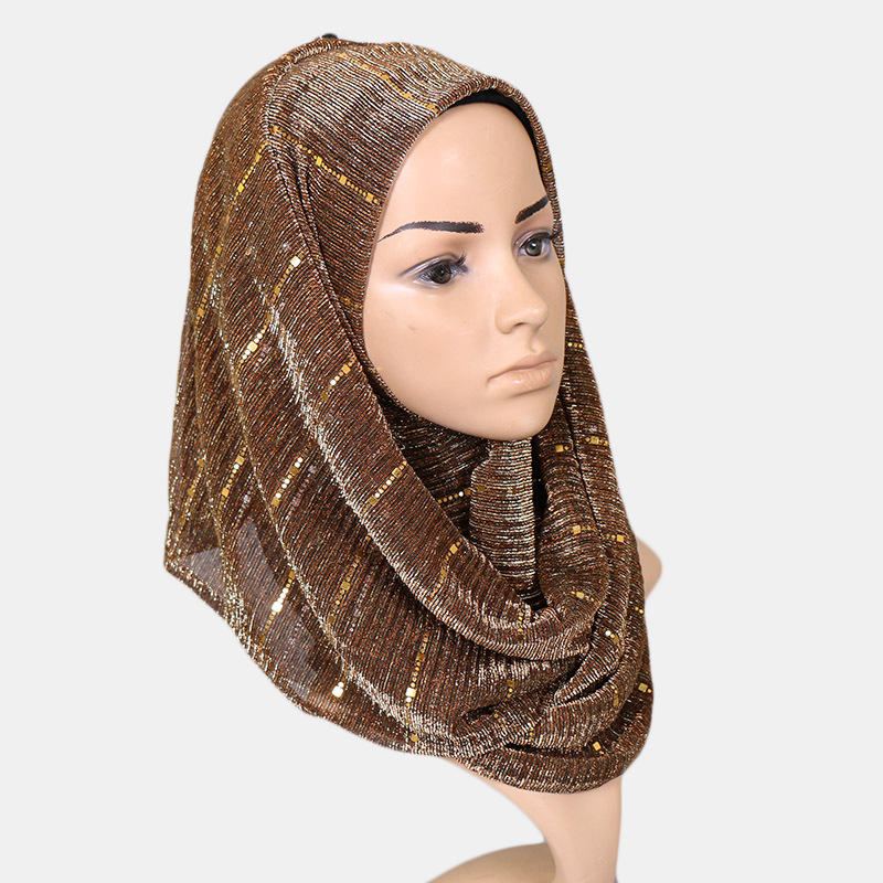 Vrouwen Wicked Lovertjes Hoofdband Sjaal Arabische Sjaal