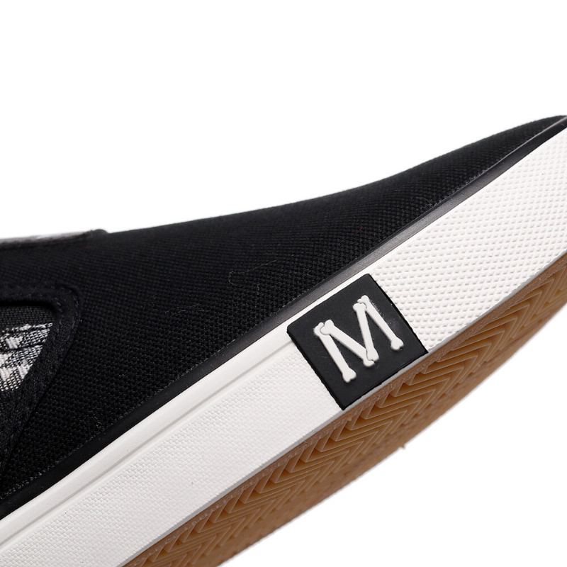 Heren Canvas Ademende Slip On Non Slip Soft Casual Court Shoes