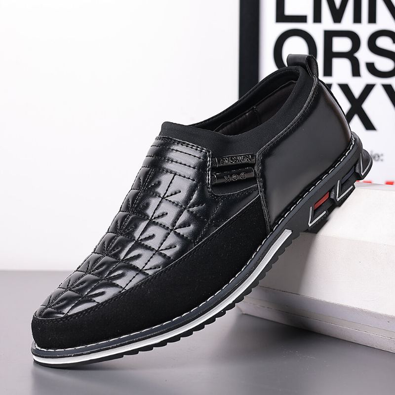 Heren Stiksels Antislip Instappers Casual Zakelijke Schoenen