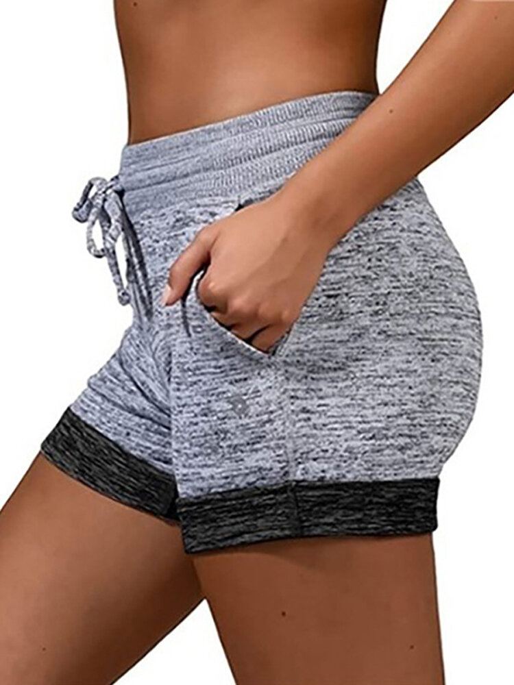 Dames Casual Elastische Taille Fietsbroek Zomer Sport Shorts