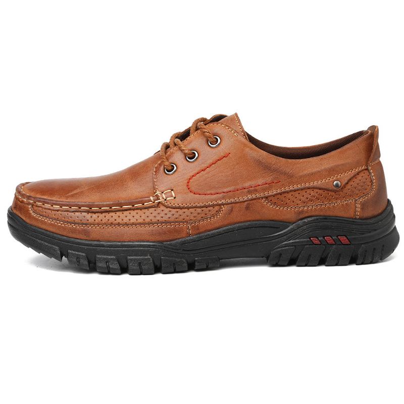 Zachte Pure Kleur Lederen Casual Zakelijke Kantoor Oxfords