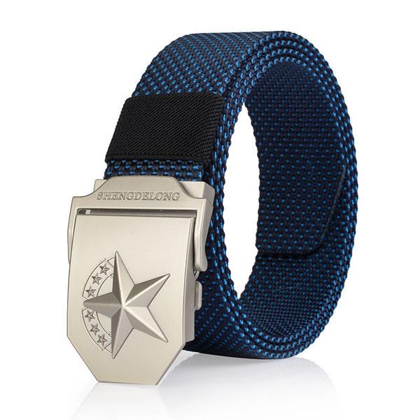 125cm Heren Nylon Gladde Gesp Riem Duurzame Tactische Canvas Broek Strip