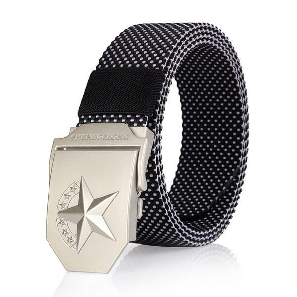 125cm Heren Nylon Gladde Gesp Riem Duurzame Tactische Canvas Broek Strip