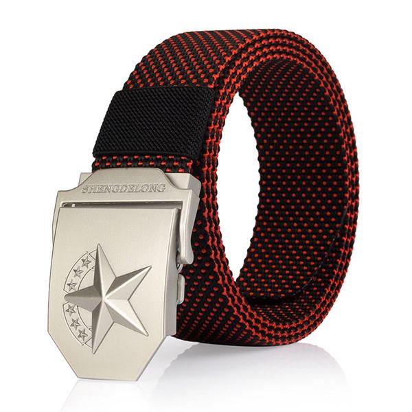 125cm Heren Nylon Gladde Gesp Riem Duurzame Tactische Canvas Broek Strip
