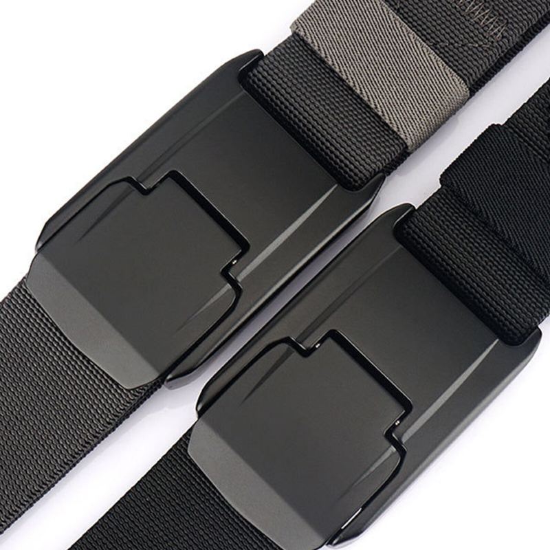 Heren 125 cm Nylon Casual Ademende Mode Ring Gesp Riemen