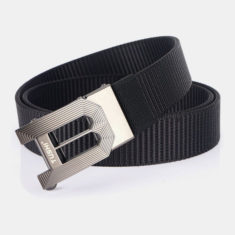 Heren Nylon 120cm Automatische Gesp Casual Jonge All-match Jeans Riem