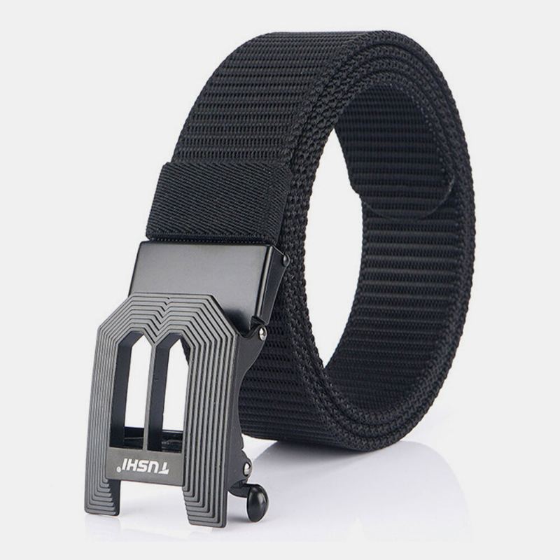 Heren Nylon 120cm Automatische Gesp Casual Jonge All-match Jeans Riem