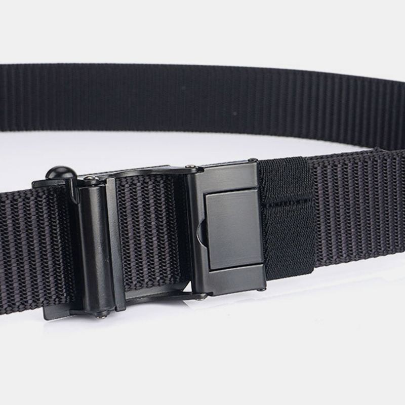 Heren Nylon 120cm Automatische Gesp Casual Jonge All-match Jeans Riem