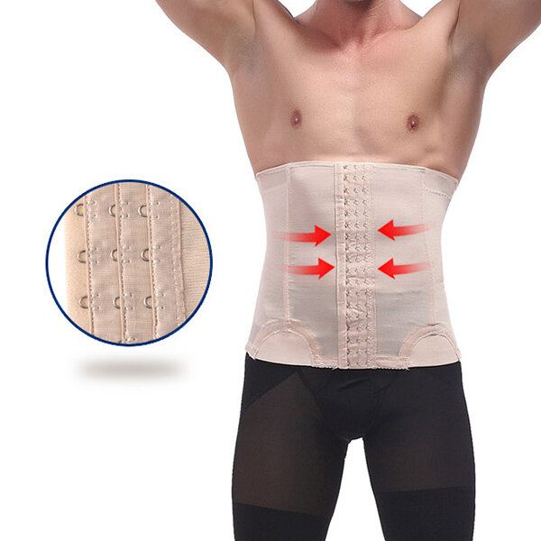 Mannen Afslanken Riem Buik Elastische Body Shaper Casual Corset Buik Tummy Slanke Gordel