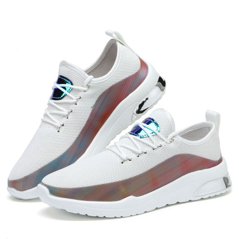 Dames Casual Comfy Ronde Neus Lace Up Platform Outdoor Sneakers