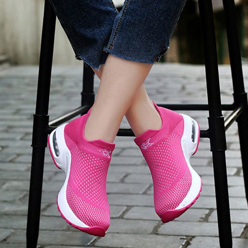Dames Lichte Mesh Lopen Casual Comfortabele Instapsneakers