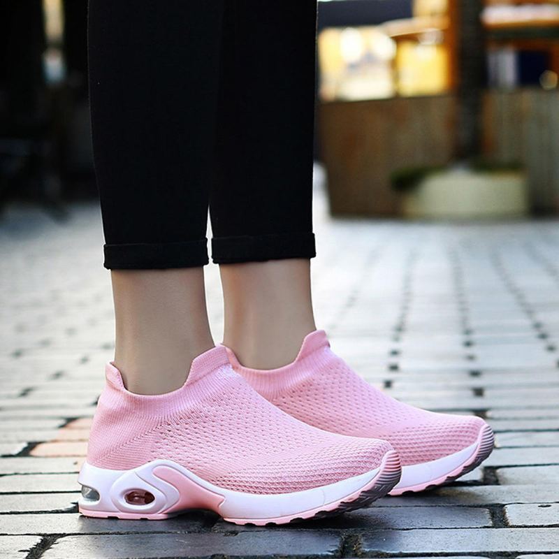 Dames Lichte Mesh Lopen Casual Comfortabele Instapsneakers