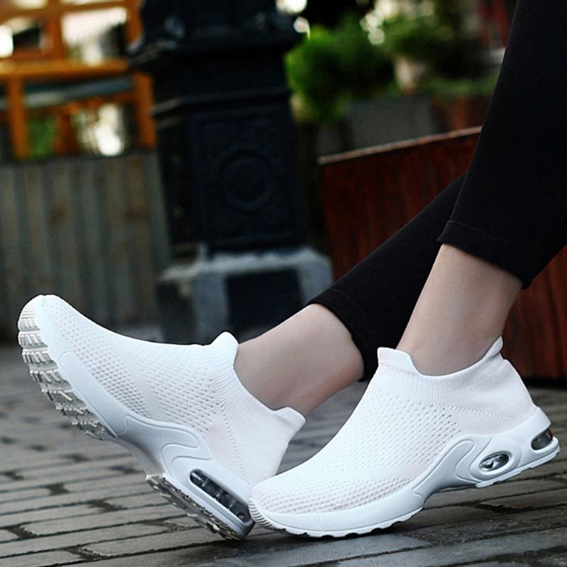 Dames Lichte Mesh Lopen Casual Comfortabele Instapsneakers