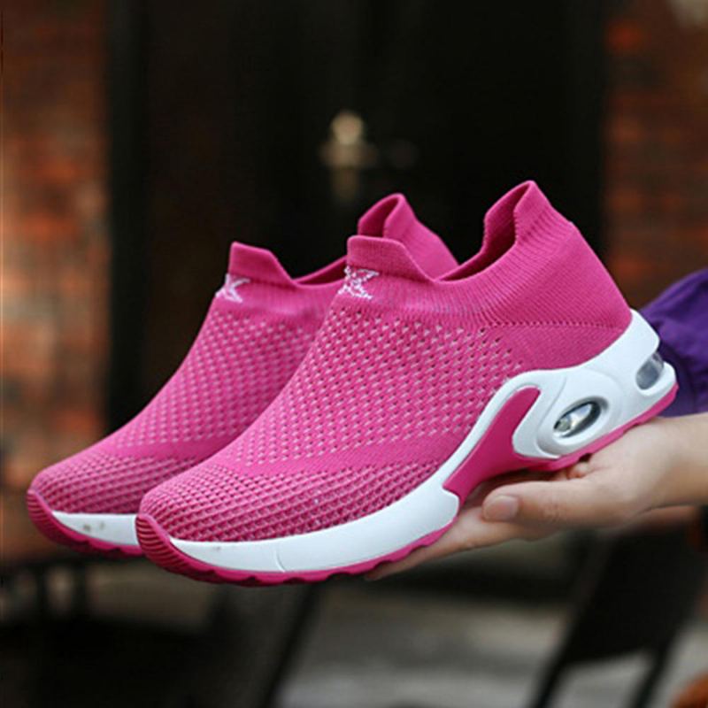 Dames Lichte Mesh Lopen Casual Comfortabele Instapsneakers