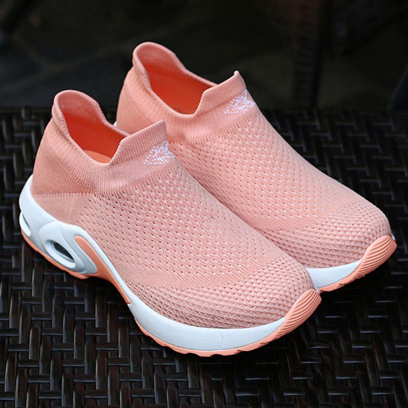 Dames Lichte Mesh Lopen Casual Comfortabele Instapsneakers