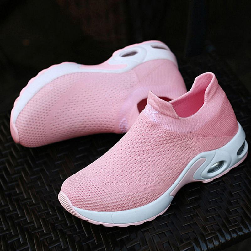 Dames Lichte Mesh Lopen Casual Comfortabele Instapsneakers