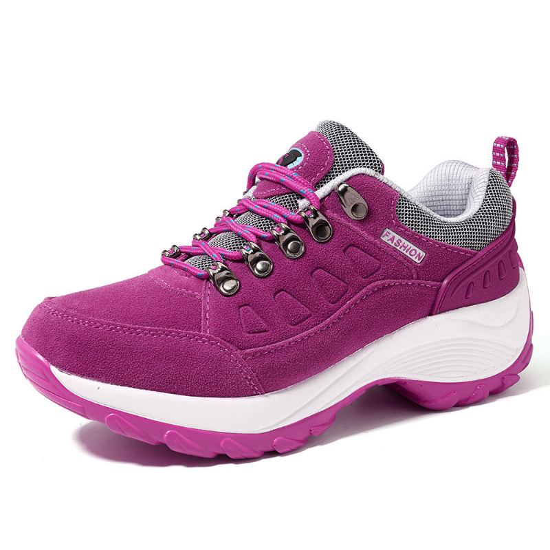 Dames Sneakers Rocker Sole Wedge Casual Schoenen