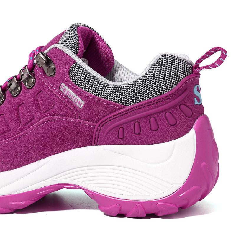 Dames Sneakers Rocker Sole Wedge Casual Schoenen
