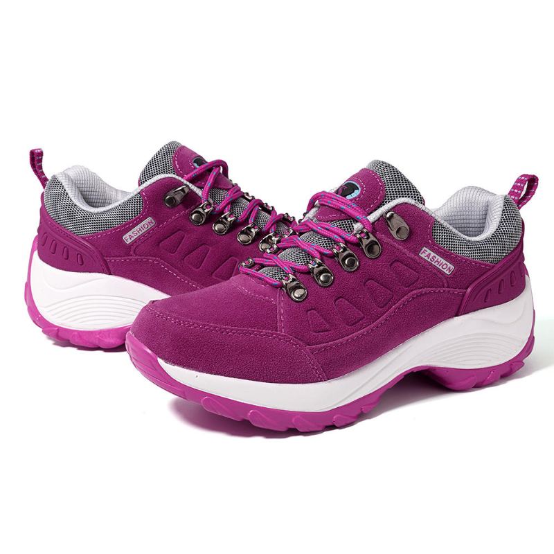 Dames Sneakers Rocker Sole Wedge Casual Schoenen