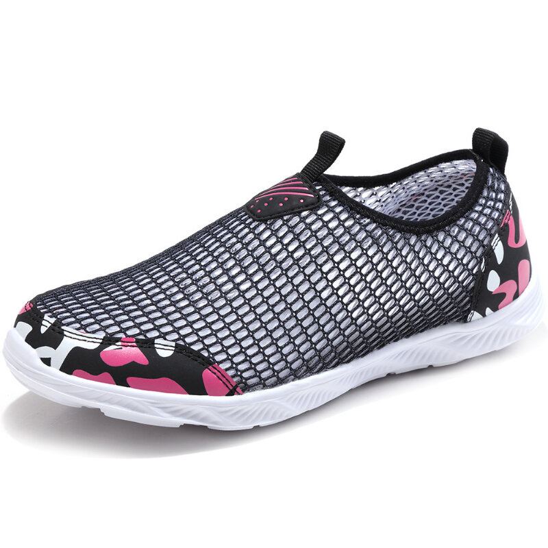 Heren Mesh Ademend Antislip Lichtgewicht Comfy Sport Casual Outdoor Schoenen