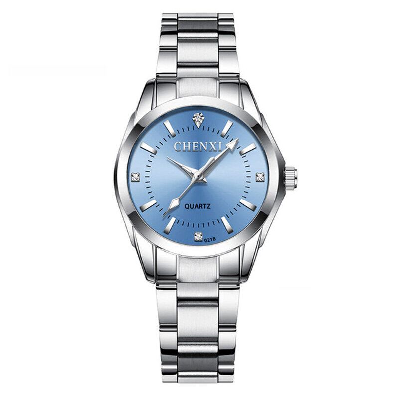 Mode Dameshorloge Kleine Wijzerplaat Roestvrij Stalen Band Vrouwelijk Quartz Horloge