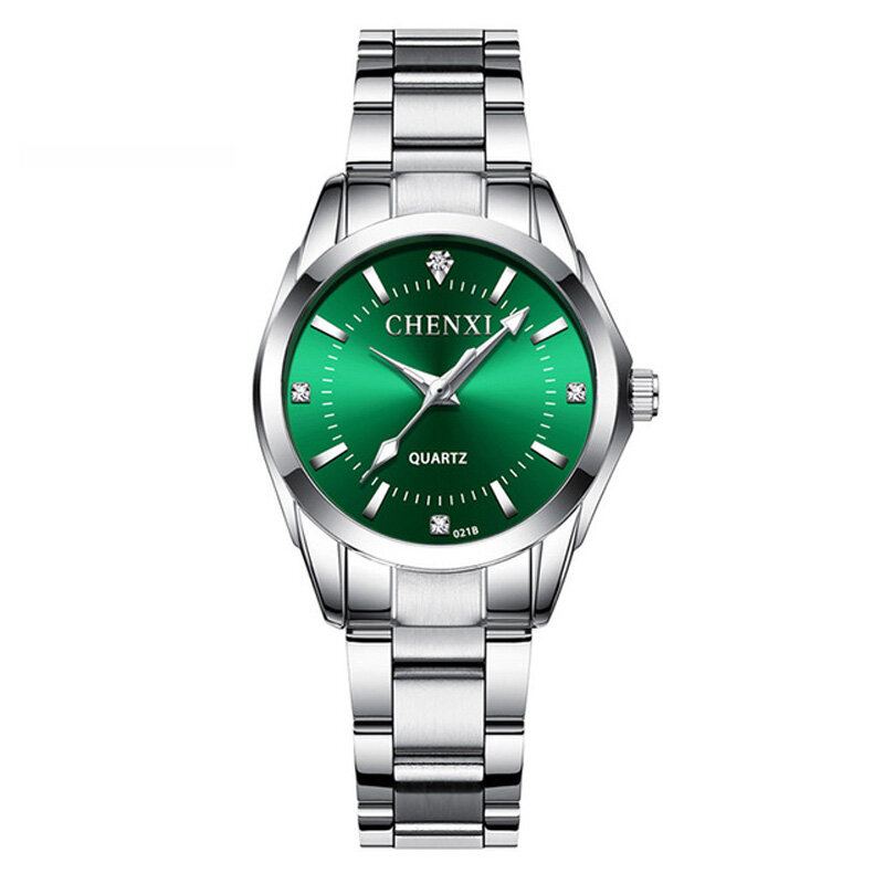Mode Dameshorloge Kleine Wijzerplaat Roestvrij Stalen Band Vrouwelijk Quartz Horloge