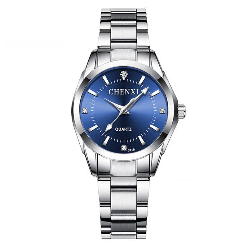 Mode Dameshorloge Kleine Wijzerplaat Roestvrij Stalen Band Vrouwelijk Quartz Horloge