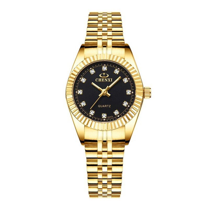 Mode Heren Dames Quartz Horloge Eenvoudig Waterdicht Roestvrij Stalen Band Paar Horloge