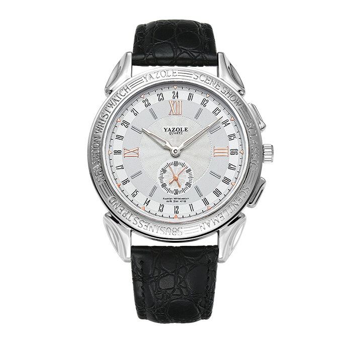 Mode Kleine Wijzerplaat Zakelijke Stijl Heren Waterdichte Lederen Band Quartz Horloge