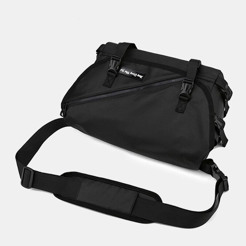 Unisex Grote Capaciteit Back Anti-diefstal Zak Crossbody Tassen Minimalistische Gesp Nylon Messenger Bag Schoudertas