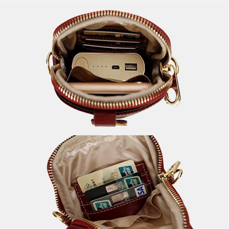 Vrouwen Kunstleer Leuke Crossbody Tas Met Grote Capaciteit Rits Ontwerp Lichtgewicht Telefoontas