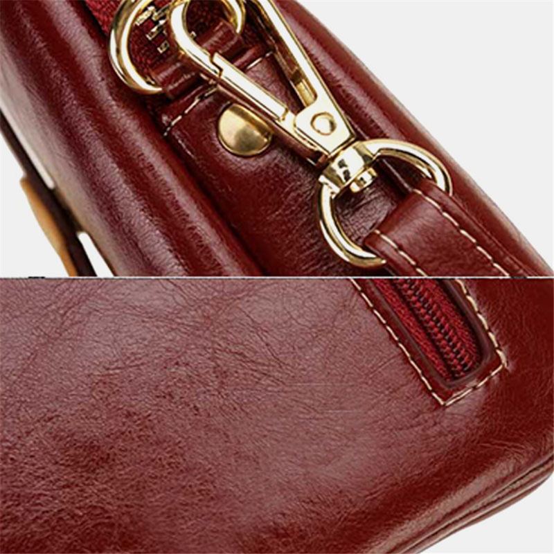 Vrouwen Kunstleer Leuke Crossbody Tas Met Grote Capaciteit Rits Ontwerp Lichtgewicht Telefoontas