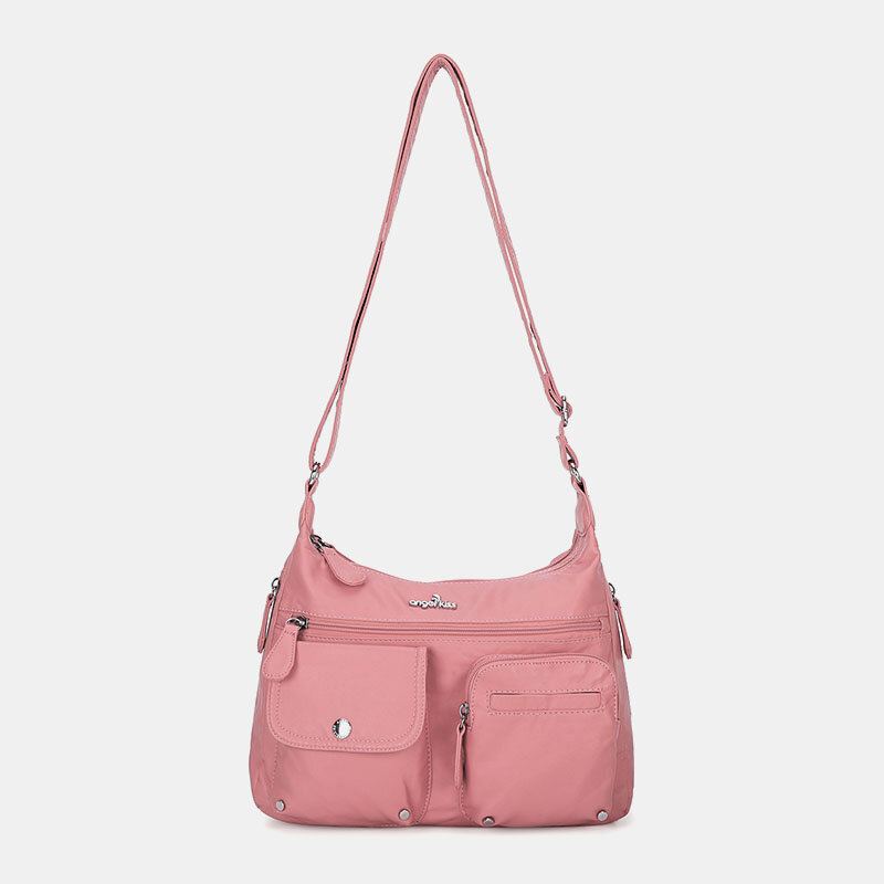 Vrouwen Multifunctionele Kunstleer Crossbody Schoudertas